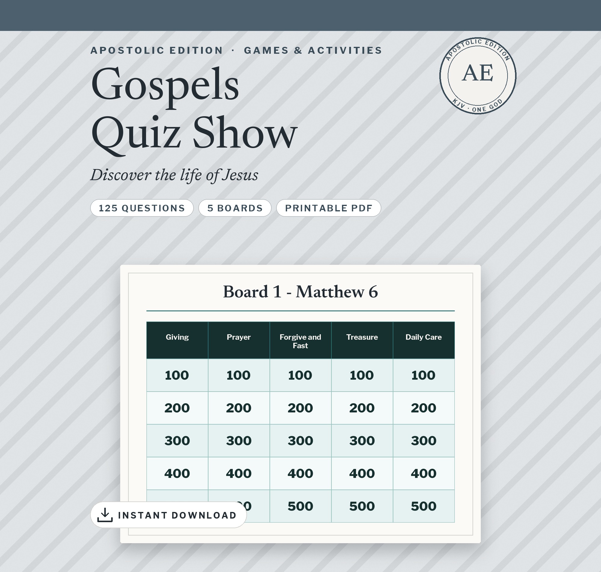 Gospels Quiz Show