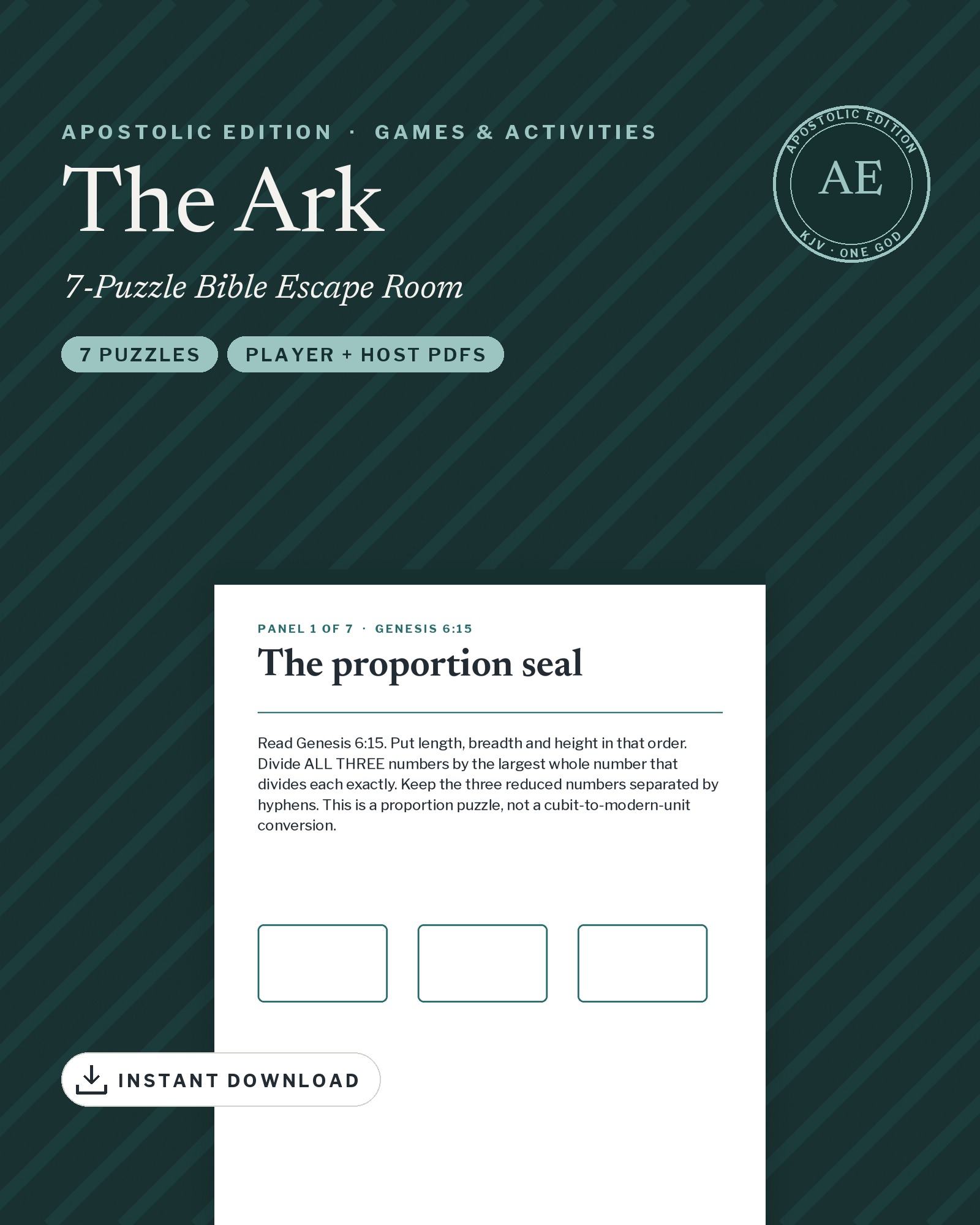 The Ark — proposed AE cover